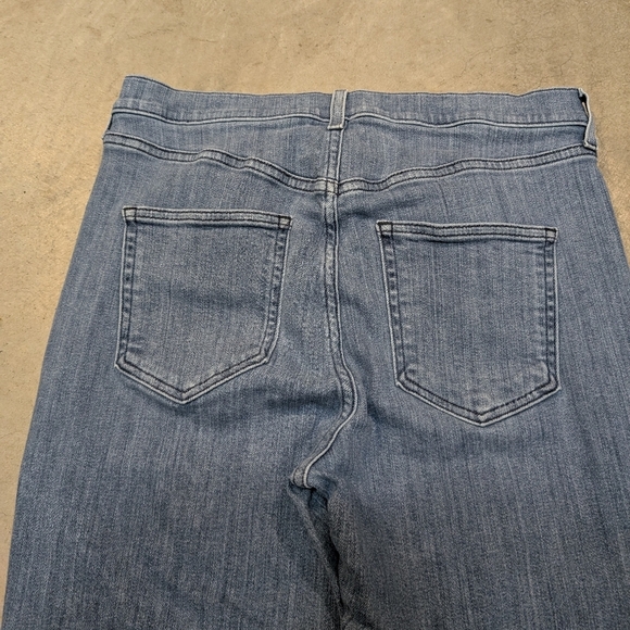 AYR The Pop Jeans Womens 33 (14) Light Blue Denim Pants Ankle Striaght Leg - Picture 10 of 16